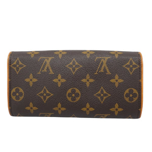 Louis Vuitton Pochette Twin  Canvas Clutch Bag