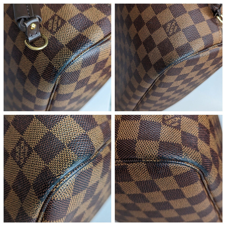 Louis Vuitton 2018 Neverfull Damier Ebene MM Tote