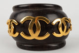 Bracelet en bois Chanel 1990s