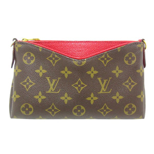 Louis Vuitton Pallas  Canvas Clutch Bag
