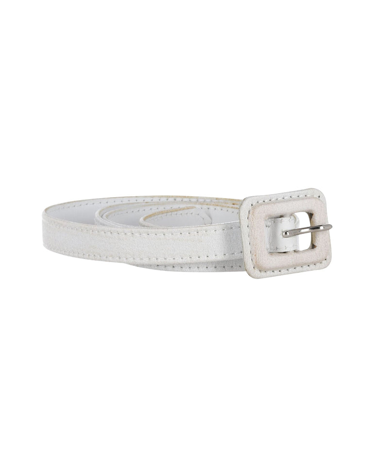Dior Belt in White Leather