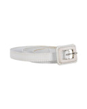 Dior Belt in White Leather