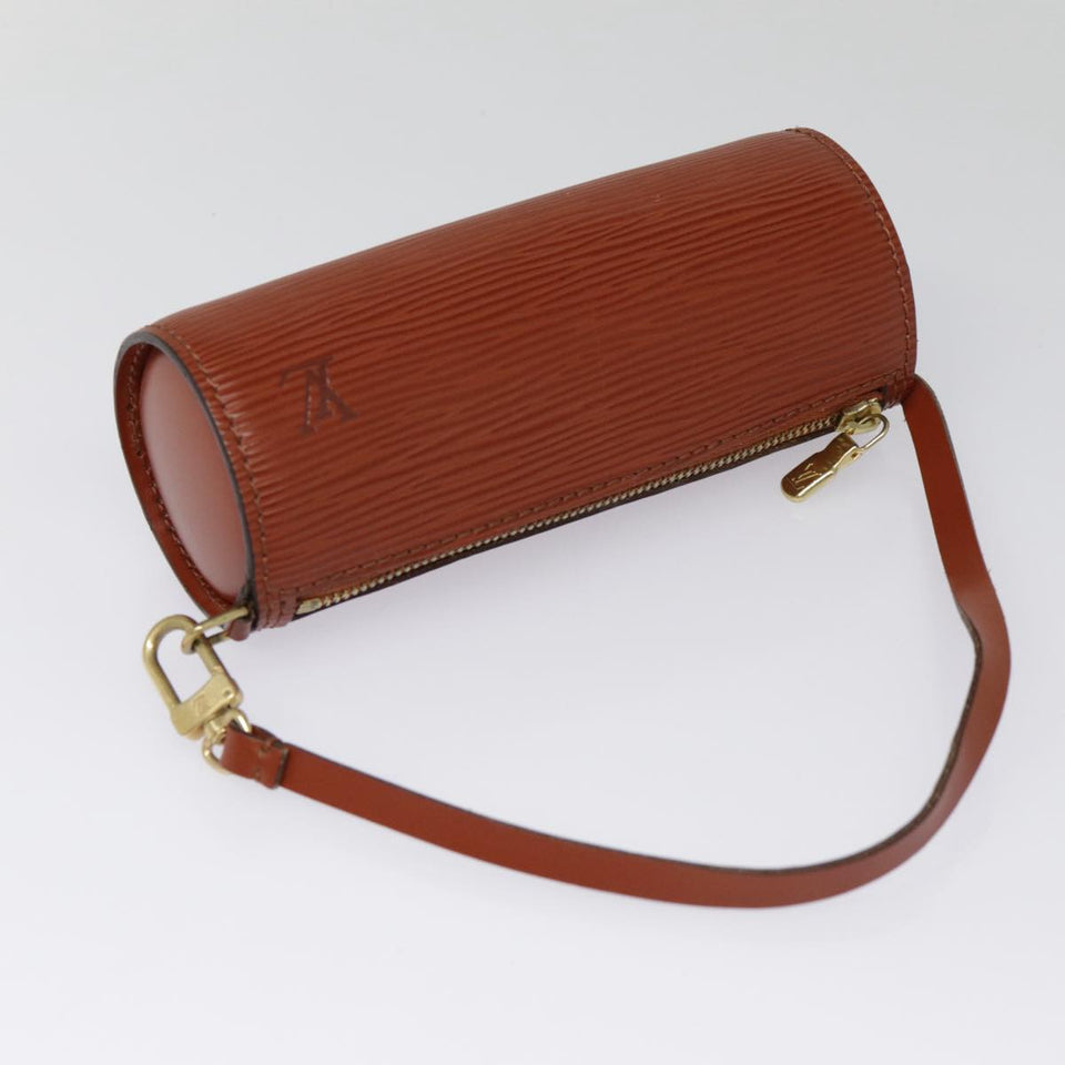 Louis Vuitton Papillon  Leather Clutch Bag