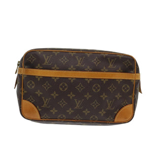 Louis Vuitton Compiegne 28  Canvas Clutch Bag