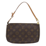 Louis Vuitton Pochette Accessoire  Canvas Clutch Bag