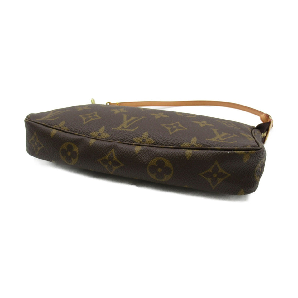 Louis Vuitton Pochette Accessoire  Canvas Clutch Bag
