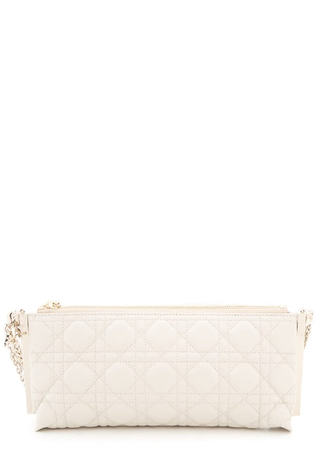 Dior 2023 Club Bag in Dusty Ivory Cannage Lambskin