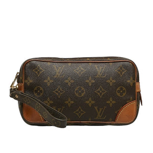 Louis Vuitton Marly Dragonne  Canvas Clutch Bag