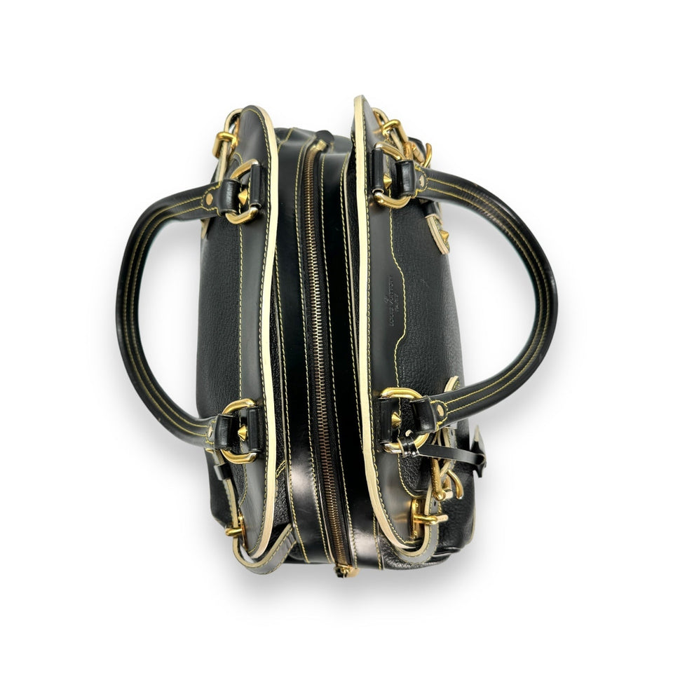 Louis Vuitton 2008 Black Suhali Le Radieux Satchel Bag