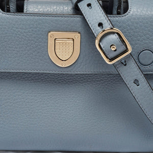 Dior Blue Leather Mini Diorever Tote