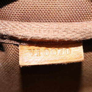 Louis Vuitton Pochette Accessoire  Canvas Clutch Bag