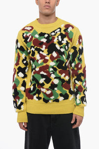 Dior PETER DOIG Camouflage Patterned Cashmere Pullover