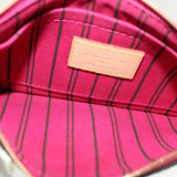 Louis Vuitton Pochette Neverfull  Canvas Clutch Bag