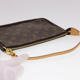 Louis Vuitton Pochette Accessoires  Canvas Clutch Bag