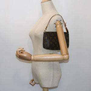 Louis Vuitton Pochette Accessoire  Canvas Clutch Bag