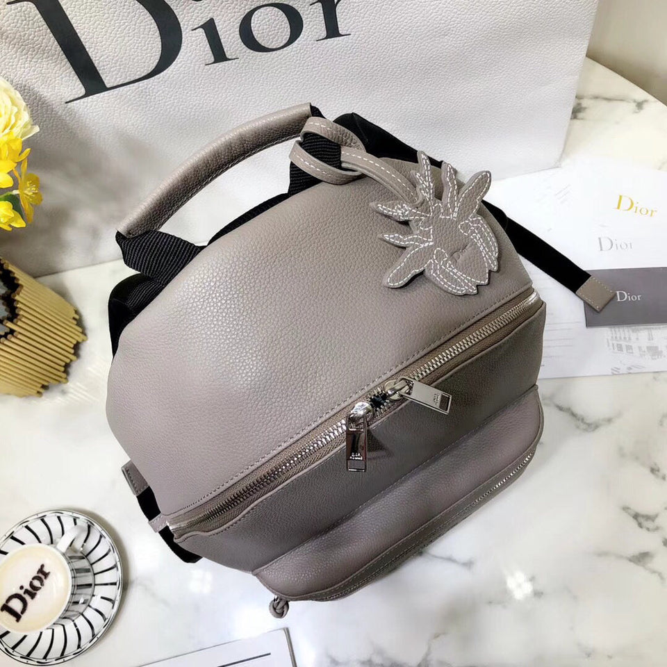 Dior Rider Rucksack Backpack In Beige Calfskin