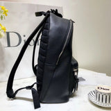 Dior Rider Rucksack Backpack In Black Calfskin