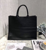 Dior Surrealism Book Tote In Black Printed Calfskin