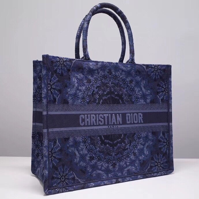 Dior Book Tote KaleiDiorscopic Blue Bag