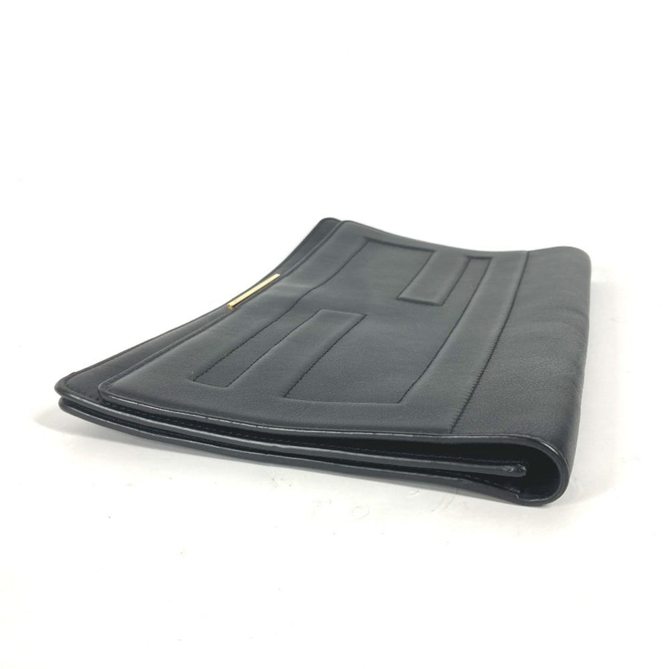 Fendi  Leather Clutch Bag Pouch (Pre-Owned)