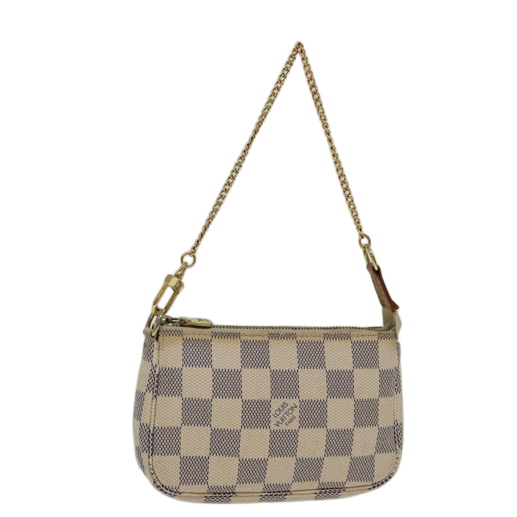 Louis Vuitton Pochette Accessoire  Canvas Clutch Bag