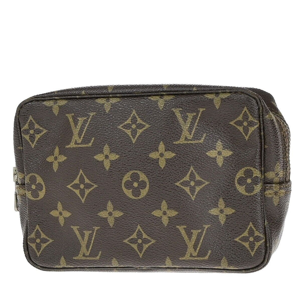 Louis Vuitton Trousse De Toilette 18  Canvas Clutch Bag