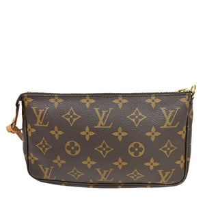 Louis Vuitton Pochette Accessoires  Canvas Clutch Bag