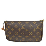 Louis Vuitton Pochette Accessoires  Canvas Clutch Bag