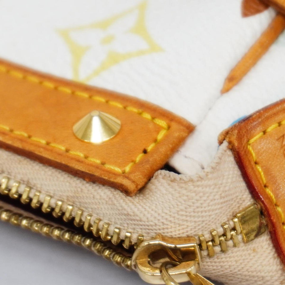 Louis Vuitton Pochette Accessoire  Canvas Clutch Bag