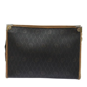 Dior Honeycomb  Canvas Clutch Bag