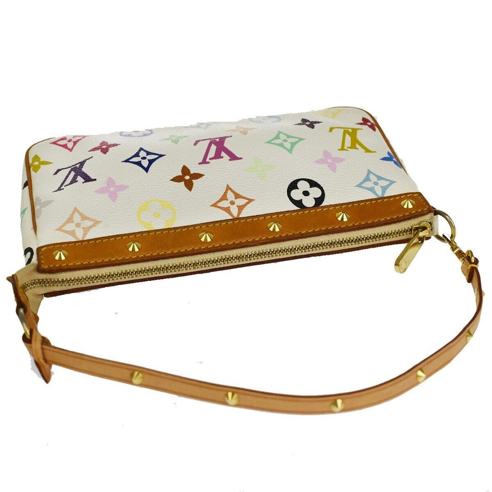 Louis Vuitton Pochette Accessoires  Canvas Clutch Bag