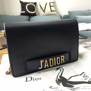 Dior Navy Blue JAdior Wallet On Chain Pouch