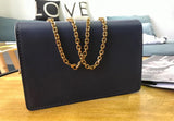 Dior Navy Blue JAdior Wallet On Chain Pouch