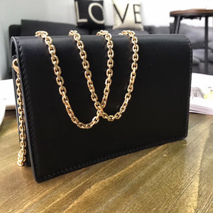 Dior Black JAdior Wallet On Chain Pouch