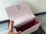 Dior Diorama Flap Bag In Light Pink Grained Calfskin