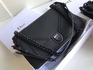 Dior Studded Diorama Ultra Matt So Black Bag