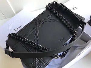 Dior Studded Diorama Ultra Matt So Black Bag