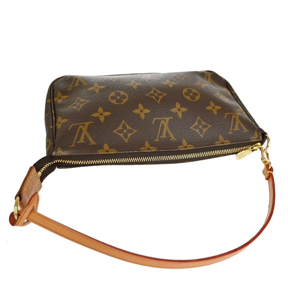 Louis Vuitton Pochette Accessoires  Canvas Clutch Bag