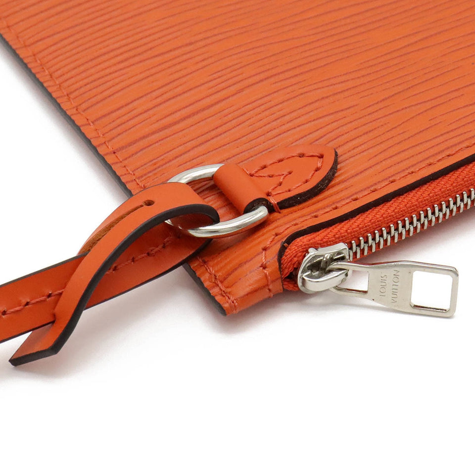 Louis Vuitton Pochette Neverfull  Leather Clutch Bag