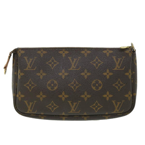 Louis Vuitton Pochette Accessoires  Canvas Clutch Bag