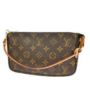 Louis Vuitton Pochette Accessoires  Canvas Clutch Bag