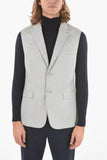 Dior HOMME Wool Vest with Peak Lapel and Sleeve Scarf