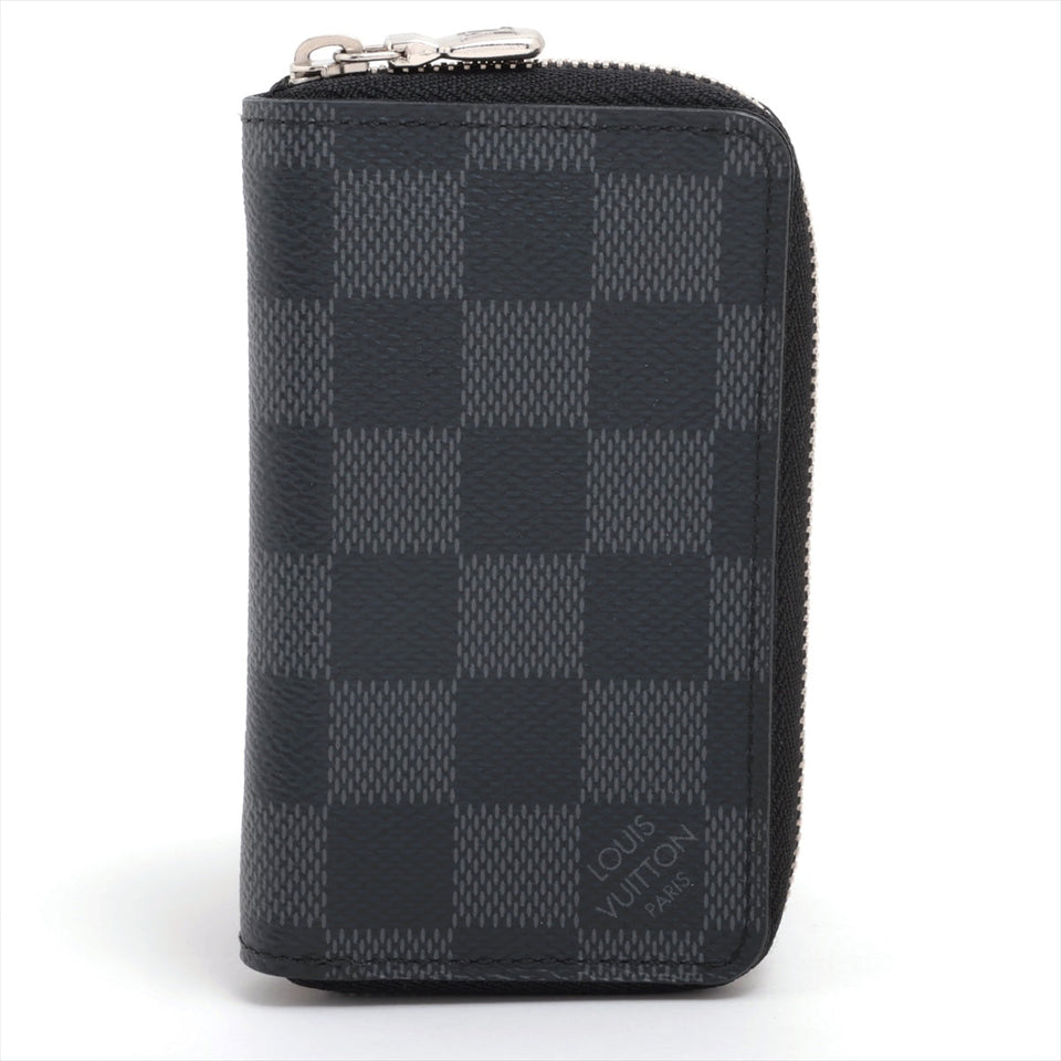 Louis Vuitton Damier Graphite Zippy Coinpace N63076 Coinpace