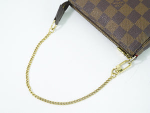 Louis Vuitton Mini Pochette Accessoires  Canvas Clutch Bag