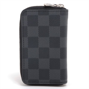 Louis Vuitton Damier Graphite Zippy Coinpace N63076 Coinpace