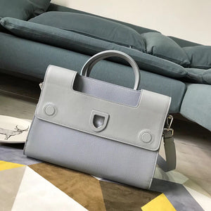 Dior Diorever Tote Bag In Light Grey Calfskin Leather