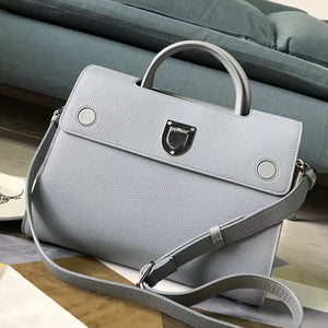 Dior Diorever Tote Bag In Light Grey Calfskin Leather