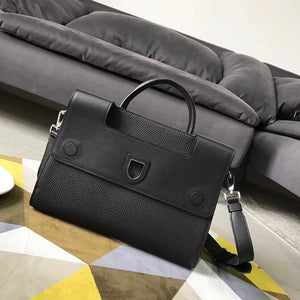 Dior Diorever Tote Bag In Black Calfskin Leather