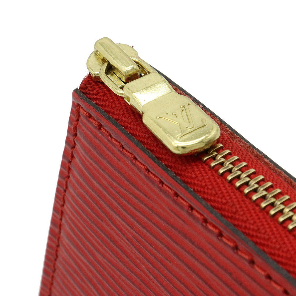 Louis Vuitton Pochette Accessoires  Leather Clutch Bag