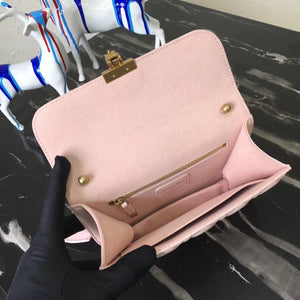 Dior Small Dioraddict Flap Bag In Pink Lambskin